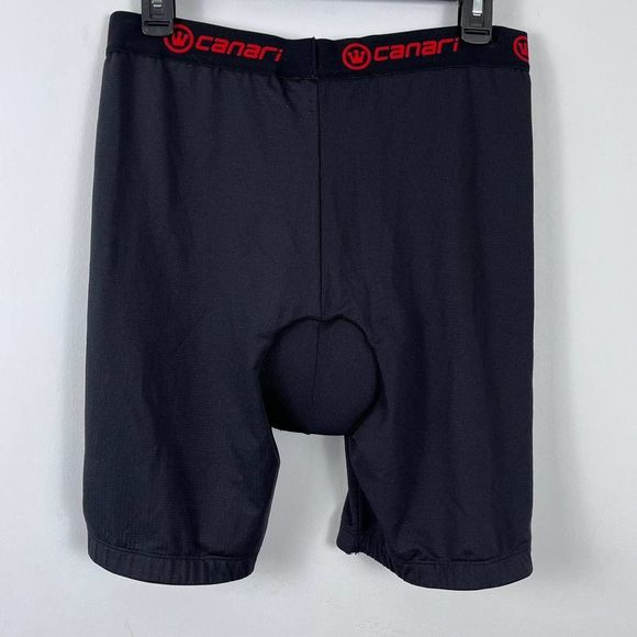Canari Mens Gel Brief Cyclewear Shorts Black XL - Picture 4 of 6